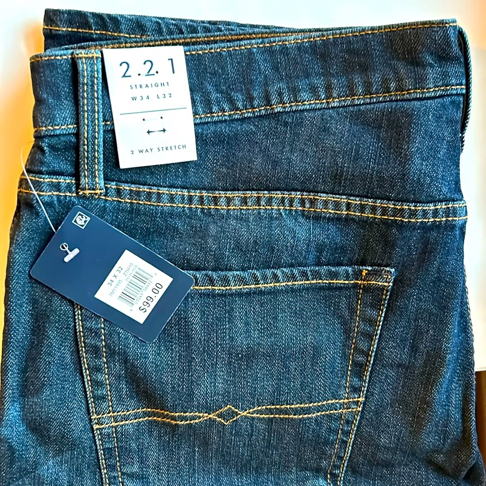 Lucky Men’s Jeans 34x32  Stretch 221 Strait (Brand New)